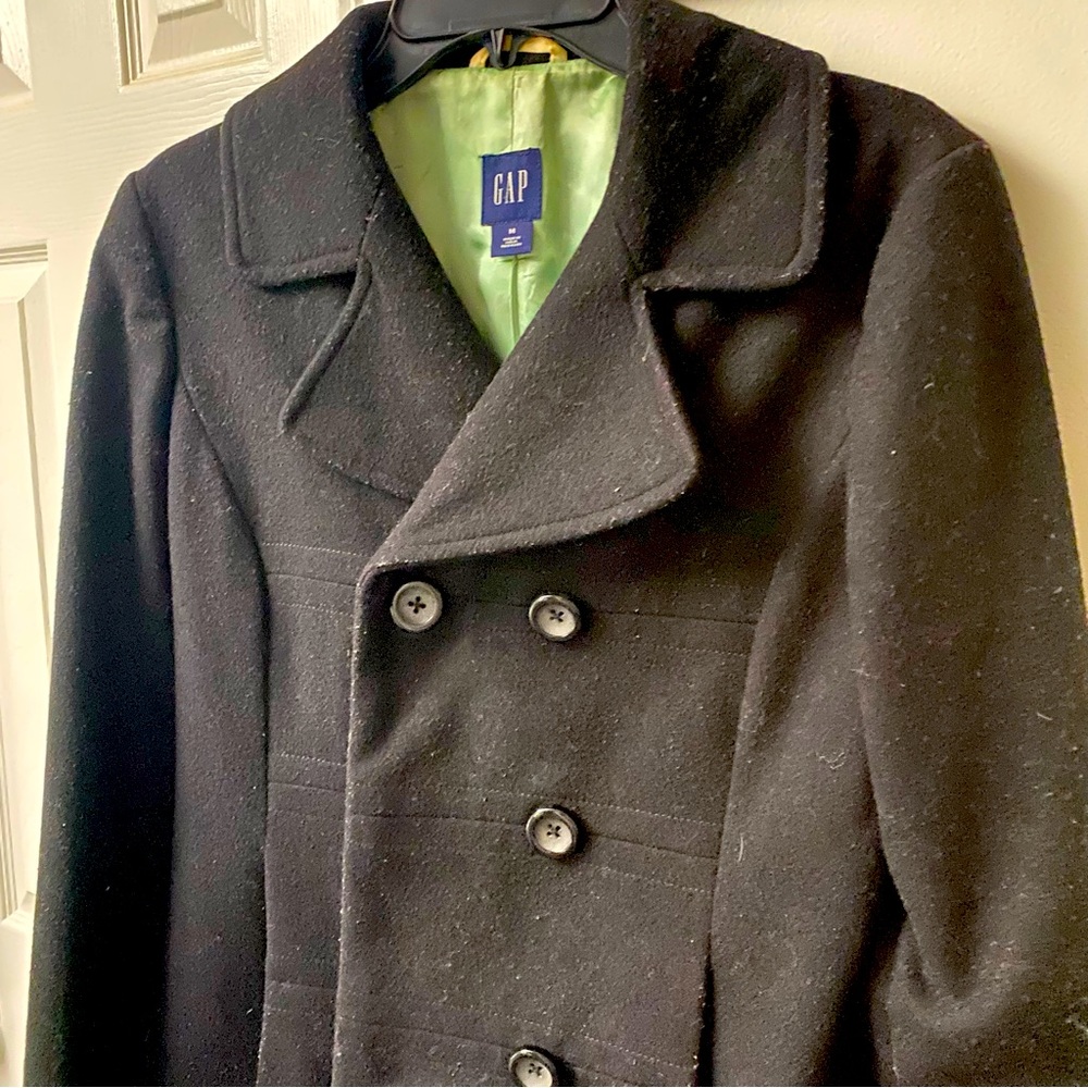 GAP Wool Black Peacoat